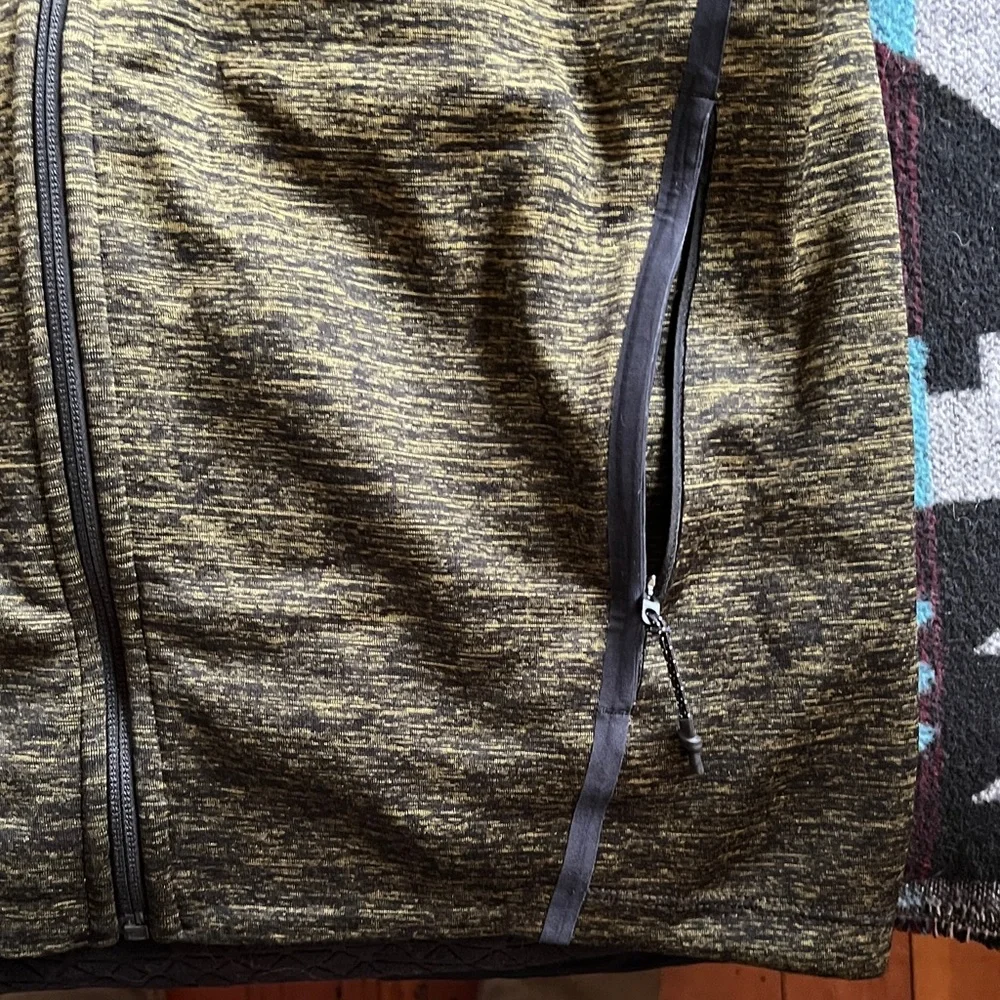 Nike Olive Green Hombre Cold Weather Lined Full-Zip Running Jacket - Picture 4 of 8